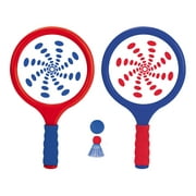 Play Day Boom Racket Game Red & Blue, 4 Piece Outdoor Sports Toy, Children Ages 3+
