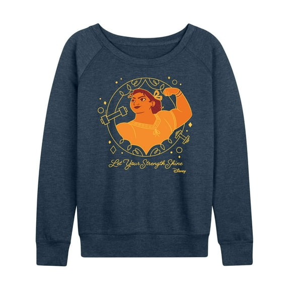 Encanto - Let Your Strengh Shine - Women's Lightweight French Terry Long Sleeve Shirt