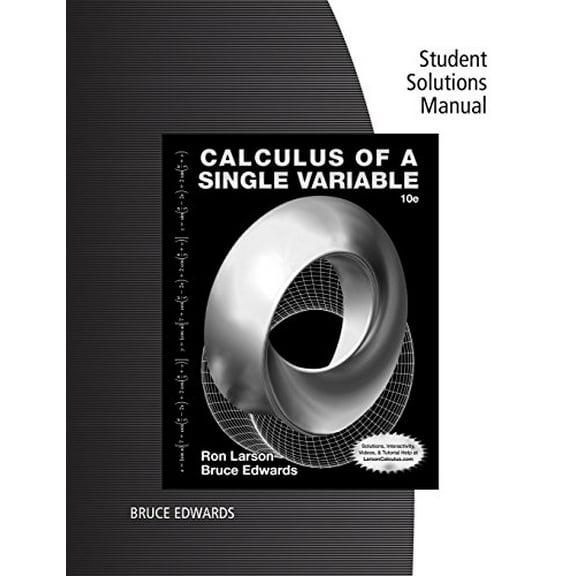 Pre-Owned Calculus of a Single Variable: Student Solutions Manual (Paperback) 128508571X 9781285085715