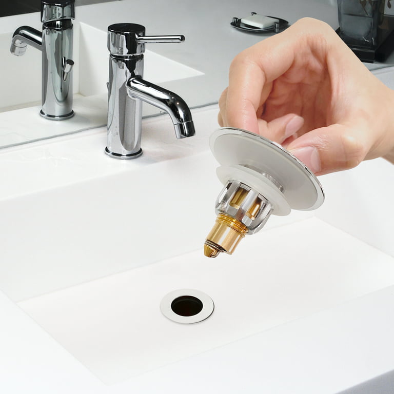 WeGuard Upgraded Universal Bathroom Sink Stopper Fits 1 1/4 inch