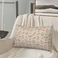 thumbnail image 5 of Picia Pigs Exercising Pattern Plush Pillow Case – Soft and Cozy Cushion Cover, Hypoallergenic Throw Pillow Case for Home Decor-14"x20", 5 of 6