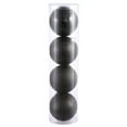thumbnail image 2 of Vickerman 4.75" Black 4-Finish Ball Ornament Assortment, 4 per Box, 2 of 2