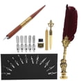 thumbnail image 3 of Vintage Pen Set Calligraphy Writing Drawing Quill Kit Craft Collection for Art Enthusiasts, 3 of 7