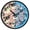 Happy Pug Dog, variant on Dailycode Night Light Wall Clock Glow in The Dark 12 inch Battery Operated Silent Luminous Clocks, Pugs Dog and Flowers