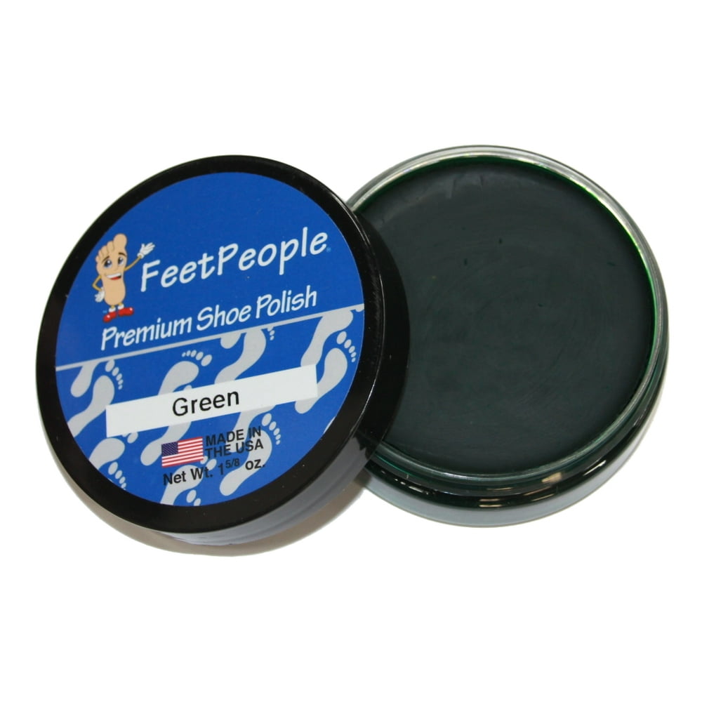 FeetPeople Premium Shoe Polish, 1.625 oz, Green