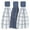 Federal Blue, variant on RITZ Solid and Multi Check Kitchen Tie Towel, Set of Two, Federal Blue