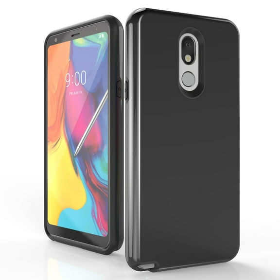Duo Shield Slim Phone Case Suitable for LG Stylo 5/LG Stylo 5 /Q720 6.2" - Black