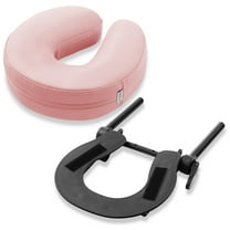 Saloniture Adjustable Massage Table Face Cradle and Pillow 3" Foam - Pink