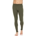 thumbnail image 4 of Merino Wool Heavyweight Men's Bottoms - Base Layer Pants - Extreme Cold Weather Gear - Olive Drab - Large, 4 of 4