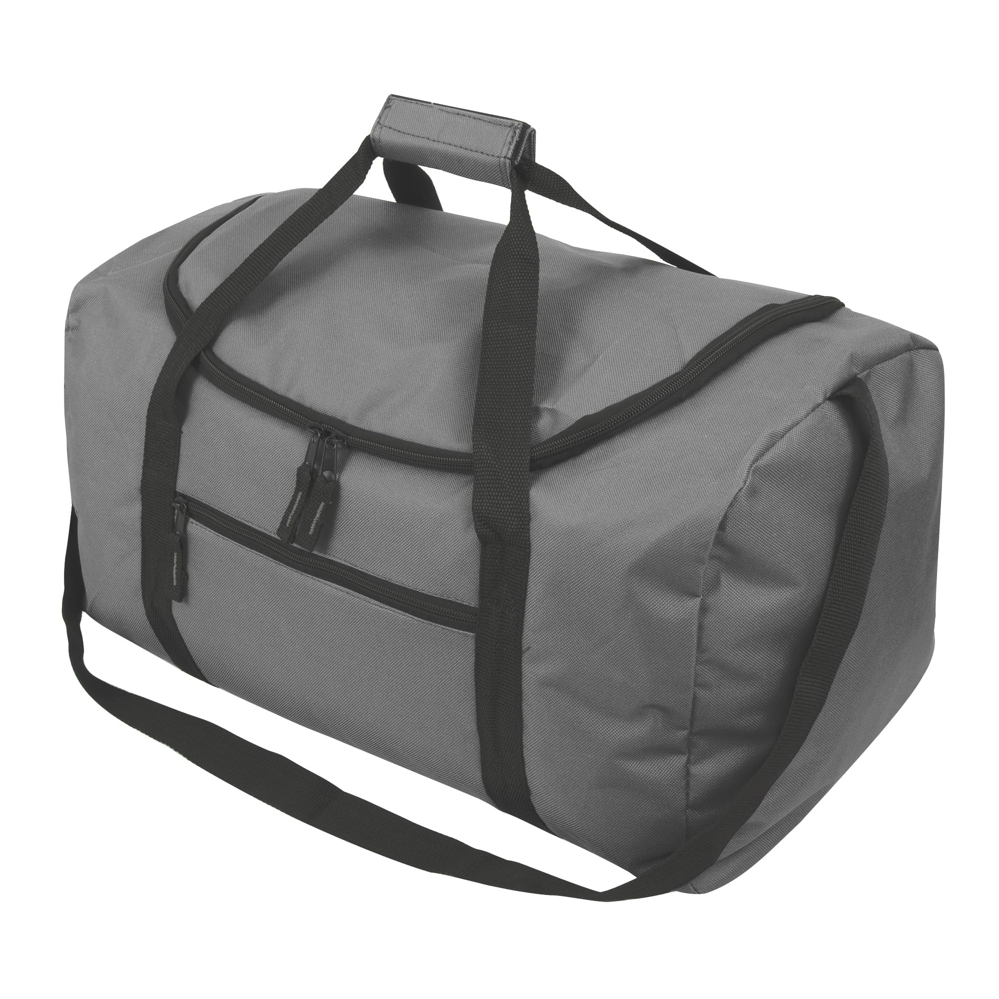 24 Pack of Bulk Wholesale 20 Inch 40 Liter Weekender Overnight Duffel Shoulder Bags for Sports, Travel and Commute in Assorted Colors