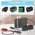 thumbnail image 2 of Cargador de batería LiFePO4 de 14,6 voltios 2A para batería LiFePO4 de 12 V con doble pinza de cocodrilo cotor para Talentcell, batería recargable de litio fosfato de hierro de litio de 12 V, 2 of 5