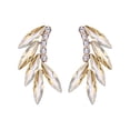 thumbnail image 1 of Fiudx Pendientes de Cristal, Elegantes Joyas con Diseño de Aro, Detalles Únicos de Diamantes de Imitación, Llamativos Accesorios de Moda, Glamour para Bodas y Fiestas, Un Regalo para Sus Momentos Esp, 1 of 2