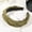 Green, variant on WZXFASHION Headbands for Women Solid Color Flannel Twist For Daily Outfits Black