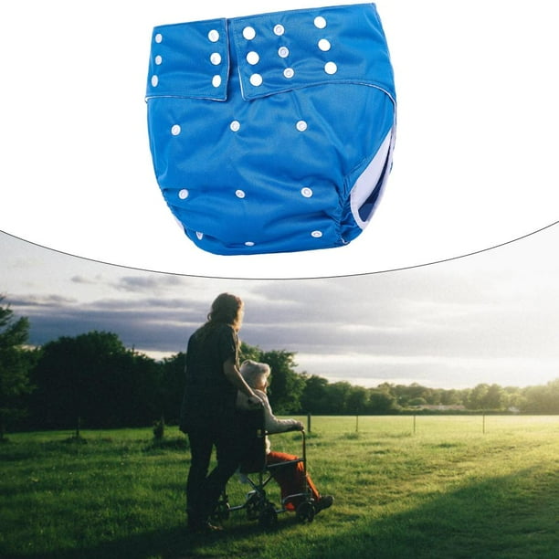 Pañal de tela para adultos PUL impermeable , reutilizable, , tela shamjiam Pañal adulto