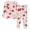 p-212Pink737, variant on CAIVO Cute Cartoon Print Children's Long Sleeve O-Neck Tops And Pants 2 Piece Pajama Sets Comfortable Leisure Sleepwear Pjs