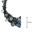 thumbnail image 5 of Simply Chic Midnight Medley Black Onyx Choker Statement Necklace, 5 of 5