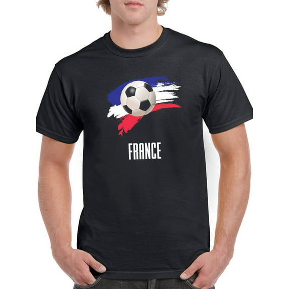 France Football Soccer T-Shirt Men -Smartprints Designs, Male 5X-Large