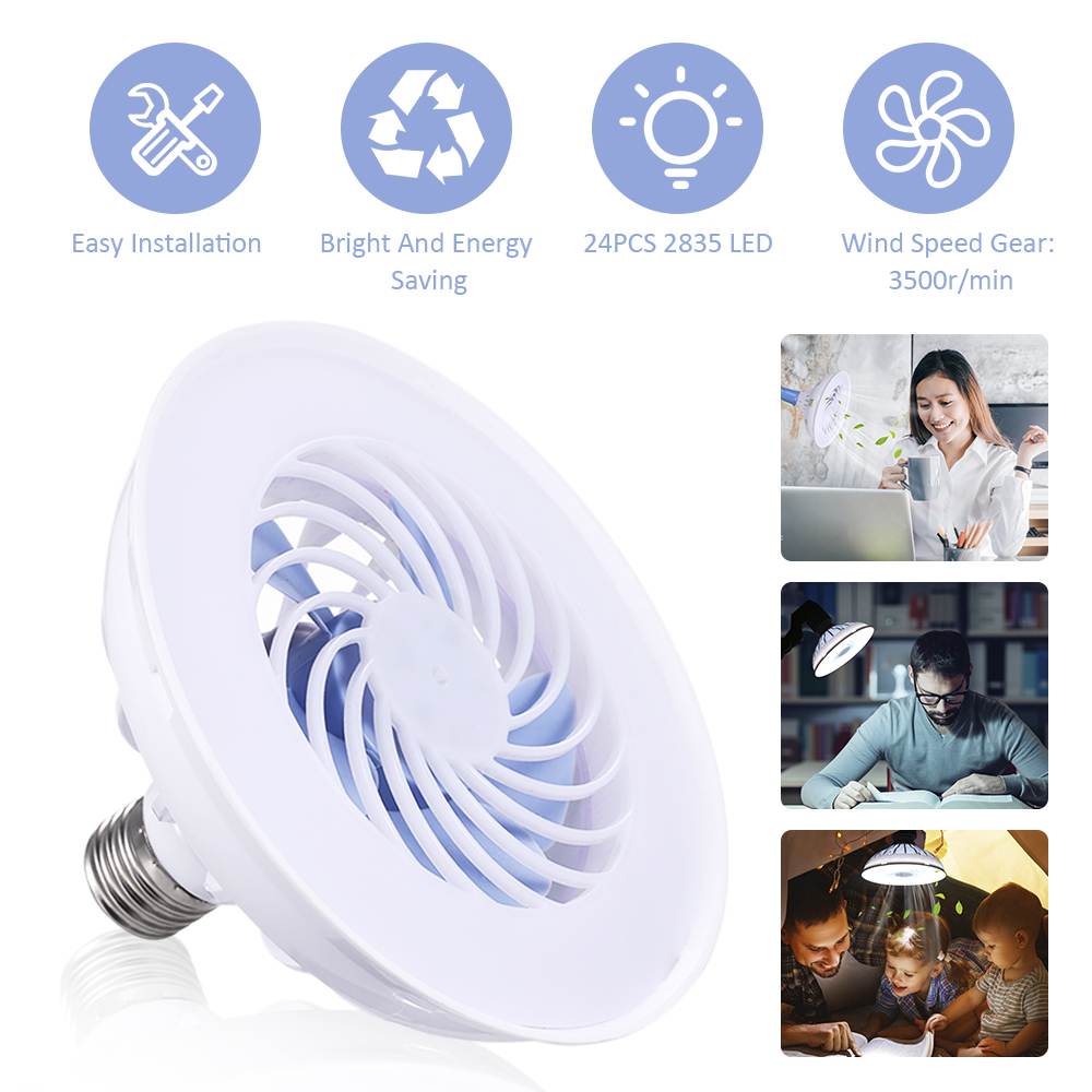 portable mini fan with light