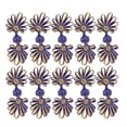 thumbnail image 4 of Maytalsory Handmade Sewing Accessories Frog Knot Closure Buttons Chinese Frog Knot Flower Fastener Set Cheongsam Buttons sapphire and gold, 4 of 6