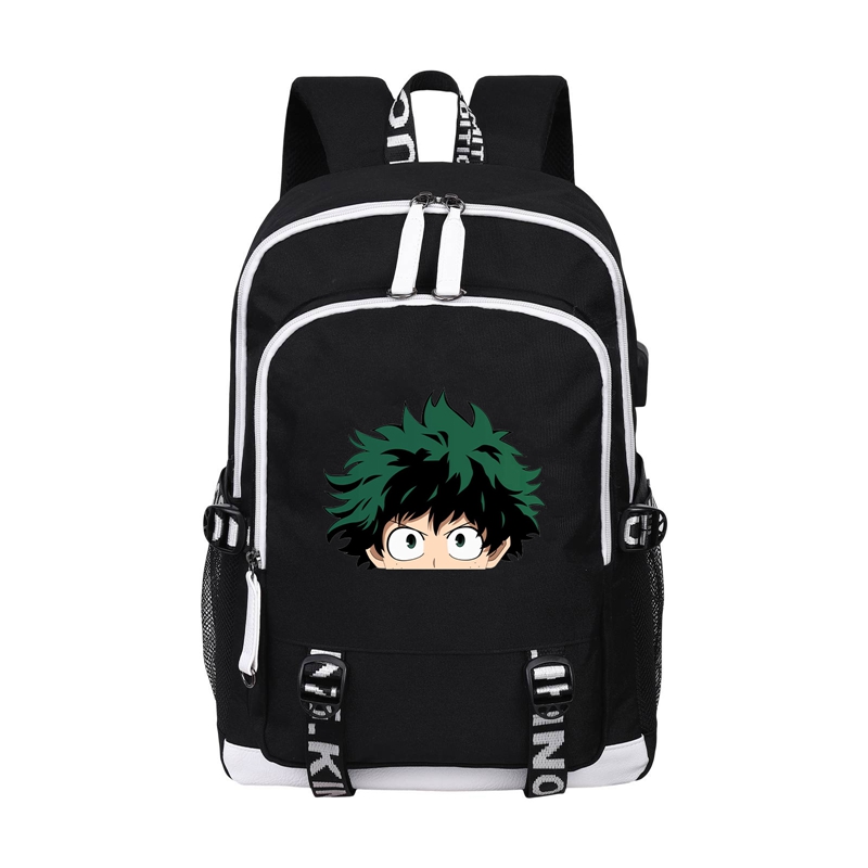 DejavYOU My Hero Academia Anime Backpack with USB Charging Port MHA