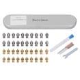 thumbnail image 1 of D Printer Nozzle Kit,52Pcs 3D Printer Nozzle D Printer Parts Accessories Extruder Nozzles Rugged and Tough, 1 of 8