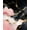 Pink, Pattern 4, variant on ODIKA 6'x9' Washable Area Rug Non-Slip, Easy Care, Black Pink Gradient Marble Design Veins Abstract Art with Bold Contrast for Family Room, Living Room, Master Bedroom