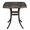 Bronze, variant on GZXS Outdoor Cast Aluminum Table, 21.3 Inch Square End Table, Modern Side Table with 1.6" Umbrella Hole for Porch, Yard, Deck, Poolside, Bronze