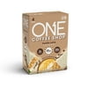 One Coffee Shop Protein Bar, Vanilla Latte, 20g Protein, 65mg Caffeine, 4 Count