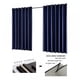 thumbnail image 4 of Cortinas opacas de 24 pulgadas para oscurecer la habitación, cocina, baño, cortas, gris pálido, tejido triple, pequeñas cortinas de café, juego de tratamiento de media ventana, 2 paneles con ojales, 4 of 6