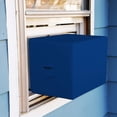 thumbnail image 2 of Window AC Cover 18 Oz Waterproof - 100% Weather Resistant AC Window Unit Cover with Air Pockets and Elastic for Snug Fit (21W x 16D x 15H, Blue), 2 of 6