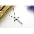 thumbnail image 4 of KATGI Fashion Simple Polished Stainless Cross Pendant Necklace, 4 of 5