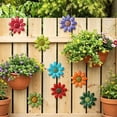 thumbnail image 5 of Outdoor Garden Wall Hanging Decoration Iron Daisy Art • 3D Metal Flower Wall Decor • Waterproof Sun-Resistant Patio Fence Balcony Living Room Accent, 5 of 9