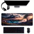 thumbnail image 4 of The Lake Under The Snow Mountain Desk Mat Desk Pad Large Gaming Mouse Pad E-Sports Office Keyboard Pad Computer Mouse Non-Slip Computer Mat Gift For Boyfriend/Girlfriend, 4 of 5