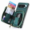 thumbnail image 4 of for Google Pixel 9 Pro XL Wallet Case, Crossbody Purse with Card Holder for Women, Zipper PU Leather Carrying Cover Gift with Shoulder Strap Kickstand Anti-drop for Google Pixel 9 Pro XL - Green, 4 of 8