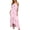 Pink, variant on Womens Dress Women's Chiffon Floral Print Dress Halter Neck Sleeveless Long Elegant Long Sleeve Formal Evening Gown for Party Wedding Guest Solid Beach Vacation Pink M