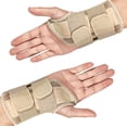 thumbnail image 4 of Muñequera para el síndrome del túnel carpiano, mano derecha e izquierda, para hombres y mujeres, soporte para dormir de noche, férulas, estabilizador de brazo con compresión, 2 piezas, 4 of 5
