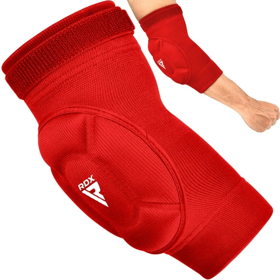 RDX MMA Elbow Brace Elbow Support Arm Brace Elbow Sleeve Adjustable Elbow Support, Red