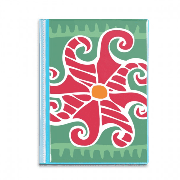 Red Sun Mexico Totems Ancient Civilization Drawing Book Sheet Protectors Portfolio Binder Folder