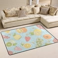 thumbnail image 2 of SKYSONIC Fruits and Berries Lightweight Carpet Mats Area Soft Rugs Floor Mat Rug Decoration for Kids Room Living Room Bedroom 72 x 48 inches, 2 of 6