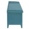thumbnail image 4 of Bowery Hill Banc de Rangement, Turquoise, 4 of 6