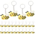 thumbnail image 1 of 24 llaveros con forma de abeja de dibujos animados, adorables llaveros de abeja de dibujos animados, creativos y colgantes para bolso., 1 of 5