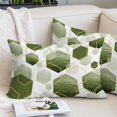 thumbnail image 2 of Sage Green Marble Small Pillow Covers,Gold White Geometric Hexagon Modern Soft Breathable Throw Pillow Cases with Invisible Zipper,Decorative Pillowcase Pillows Protectors for Sofa Bed Chair 12"x20", 2 of 9