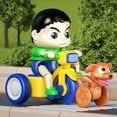 thumbnail image 2 of EazyTech Kids Pull Back Tricycle Toy with Detachable Dog, Inertia Powered Riding Simulation Trike with Moving Puppy, Educationlay Gift for Ages 3-5, 2 of 6