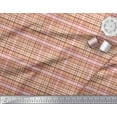 thumbnail image 3 of Soimoi Cotton Duck Fabric Plaid Check Print Fabric by The Yard 56 Inch Wide, 3 of 3