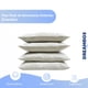 thumbnail image 3 of Paquete de Cuatro Almohadas Estándar – Blanca con Plateado Memory Foam Four Pack Estándar Dreambox, 3 of 7