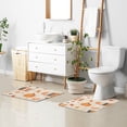 thumbnail image 6 of Yayeee Bath Rug for Bathroom Floor Non Slip Rectangle Fluffy Soft Absorbent Mat, 16"x24", Beige Fall Acorns Pattern, 6 of 7