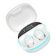 thumbnail image 4 of Sidaley Auriculares 5,0 compatibles con Bluetooth, inalámbricos, impermeables, LED, estéreo, TWS, con micrófono, pequeños auriculares deportivos, Electrónica Blanco, 4 of 6