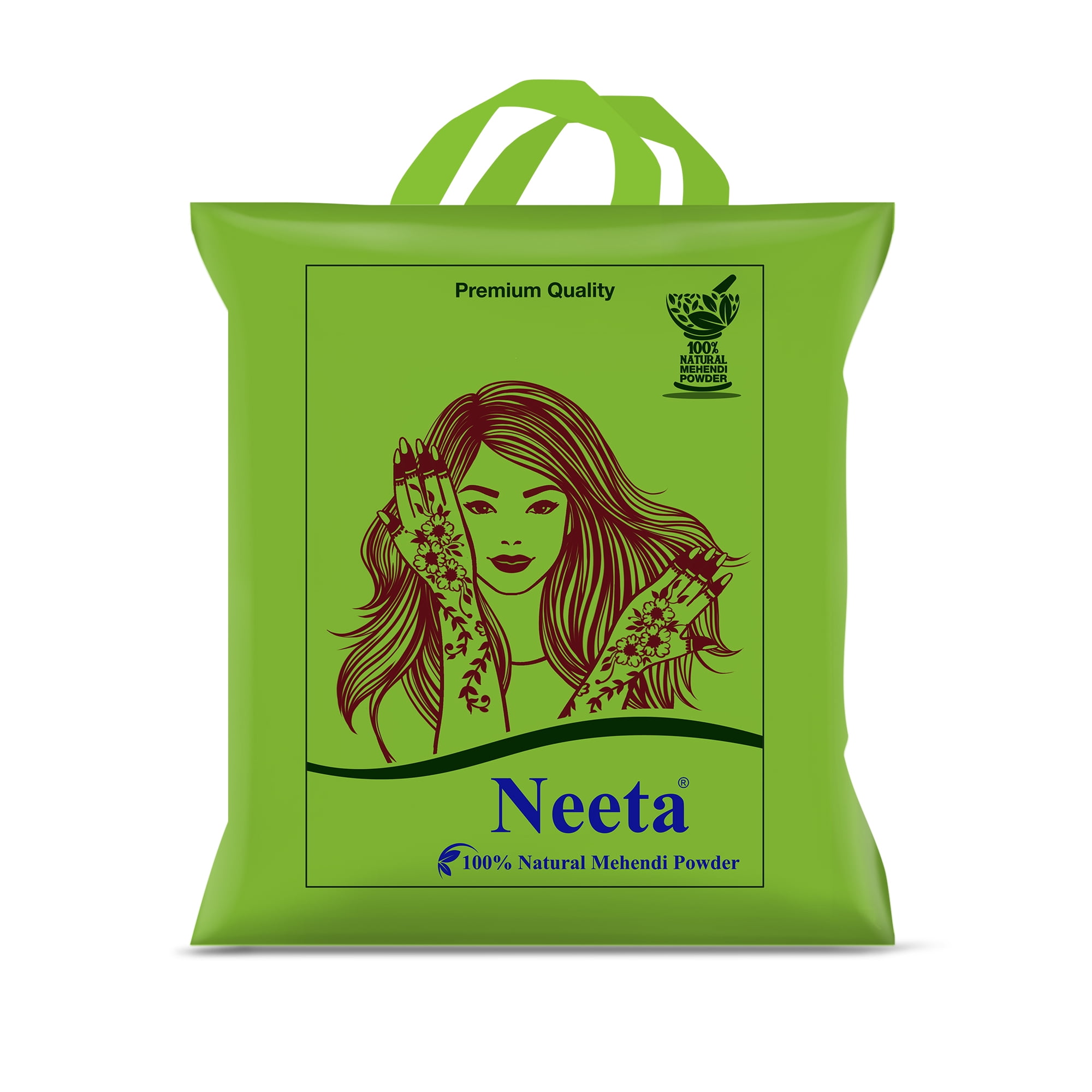 Neeta 100% Natural Henna for Hair Color, Henna with GI Tag for