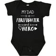 thumbnail image 3 of Inktastic My Dad is a Firefighter and a Hero Boys or Girls Baby Bodysuit, 3 of 5