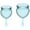 Light Blue, variant on Satisfyer Feel Good Menstrual Cup - Reusable Period Cup with Removal Stem - Soft, Flexible Body-Safe Silicone, Easy Insertion & Removal - Includes 2 Cup Sizes for All Flows (Light Green)